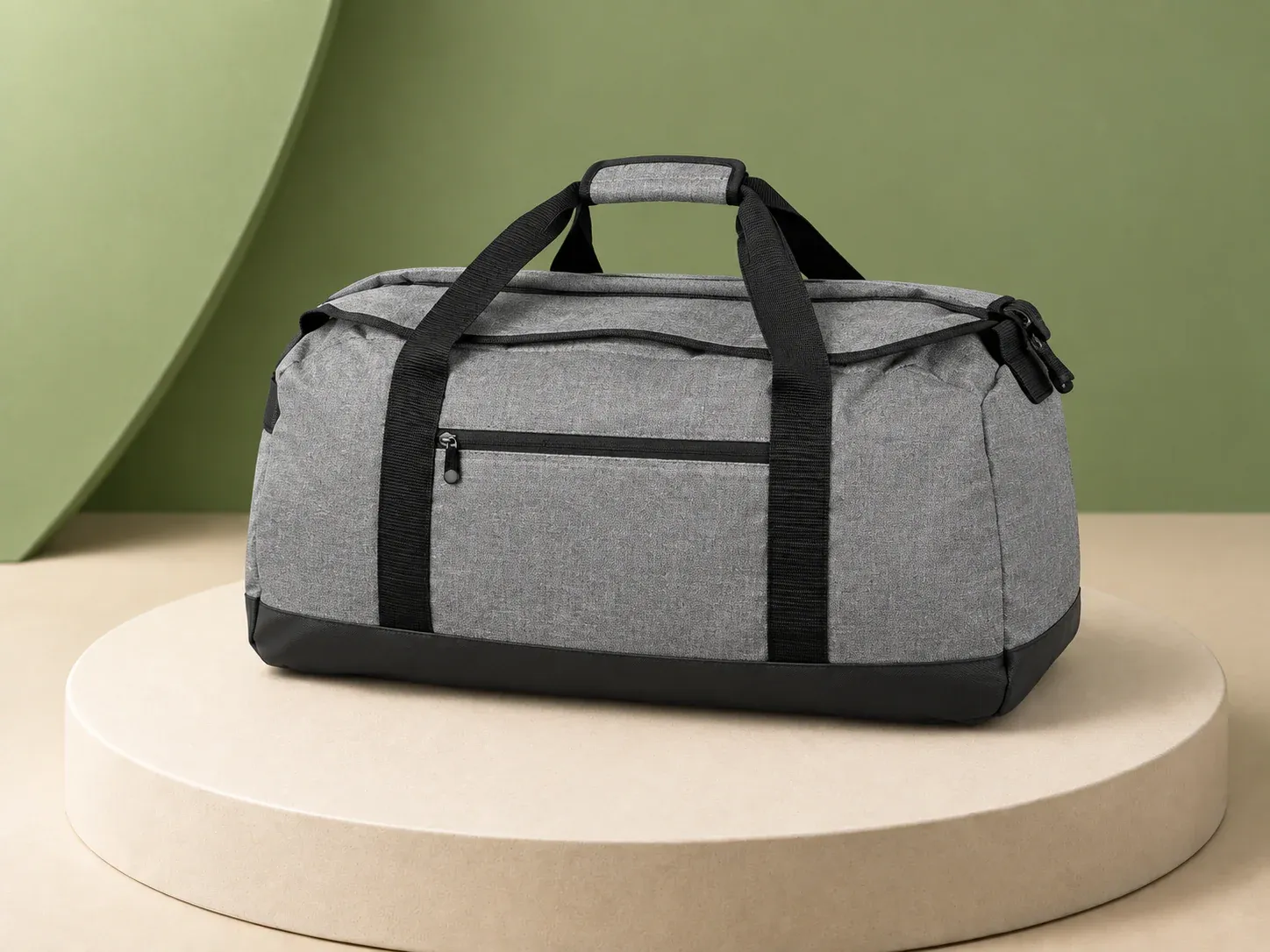 Mala/mochila esportiva em poliéster 300D mescla, sem personalização