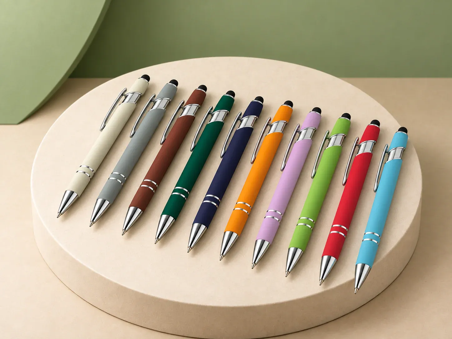Caneta metal touch, sem personalização