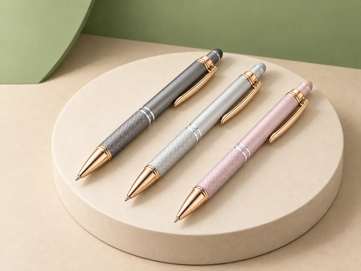 Caneta metal touch, sem personalização