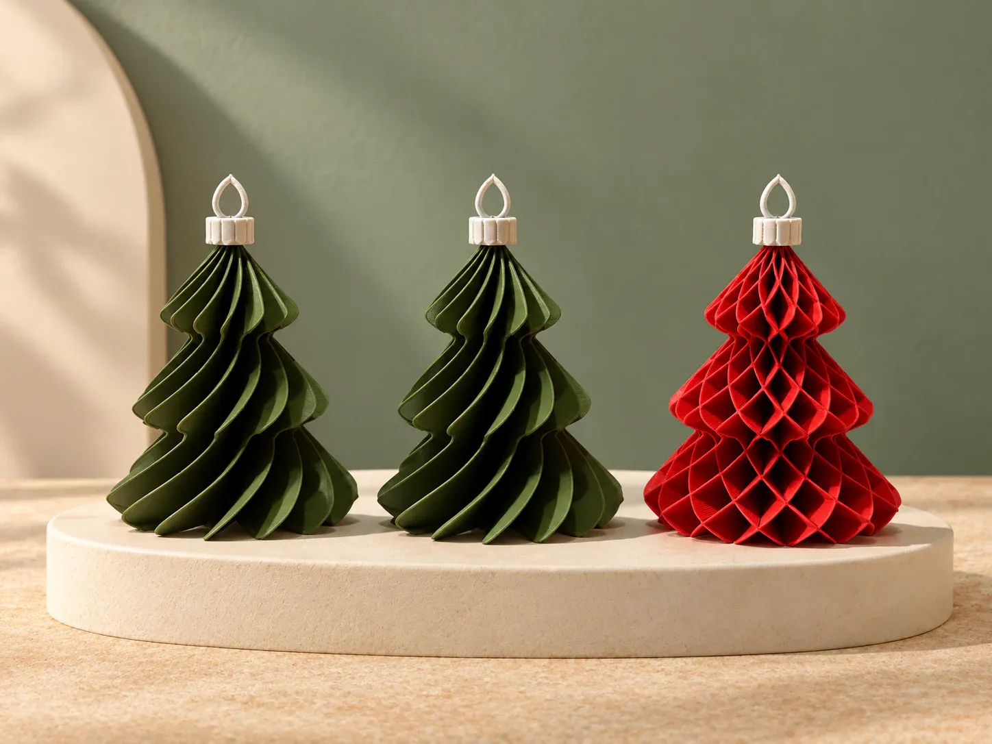 Árvore de Natal articulada para pendurar, sem personalização