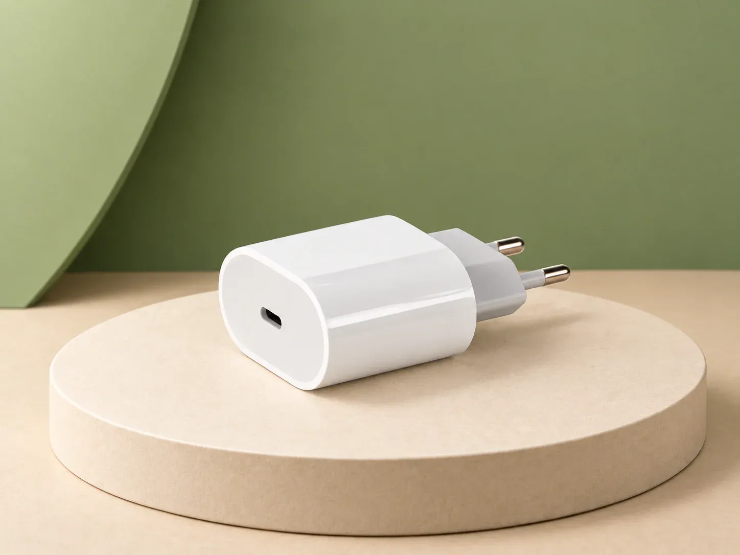 Carregador rápido USB-C 20 W, sem personalização